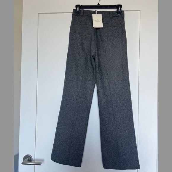 NWT Sézane Martin Herringbone Gray 2 - Picture 3 of 4